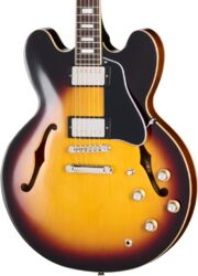 Semi hollow elektriche gitaar Epiphone 1962 ES-335 Reissue - Vintage burst