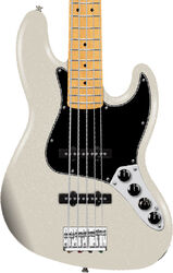 Solid body elektrische bas Fender Player II Modified Active Jazz Bass V 5-String (MEX, MN) - Olympic pearl