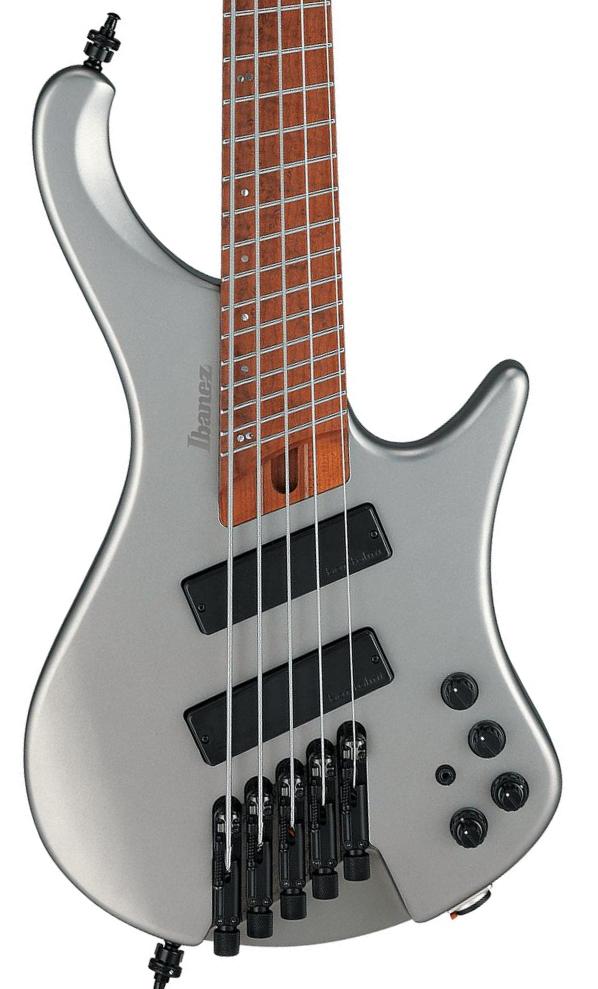 Solid body elektrische bas Ibanez Workshop EHB1005SMS MGM - Metallic gray matte
