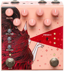 Reverb/delay/echo effect pedaal Old blood noise Dark Star Stereo Soundscape Reverb - Pink