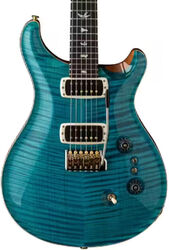 Guitarra eléctrica de doble corte. Prs USA Custom 24-08 10 Top (TCI Pickups) - Carroll blue