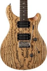 Guitarra eléctrica de doble corte. Prs SE Exotic Veneer Custom 24 Burled Ash - Natural