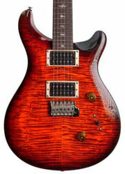 Guitarra eléctrica de doble corte. Prs SE Custom 24 Ltd - Orange tiger smokeburst