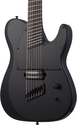Multi-scale gitaar Schecter PT-7 MS Black Ops 7-string - Satin black open pore